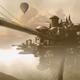 Illustration for article titled Dreamlike Concept Images of Cities that Float High Above the Clouds